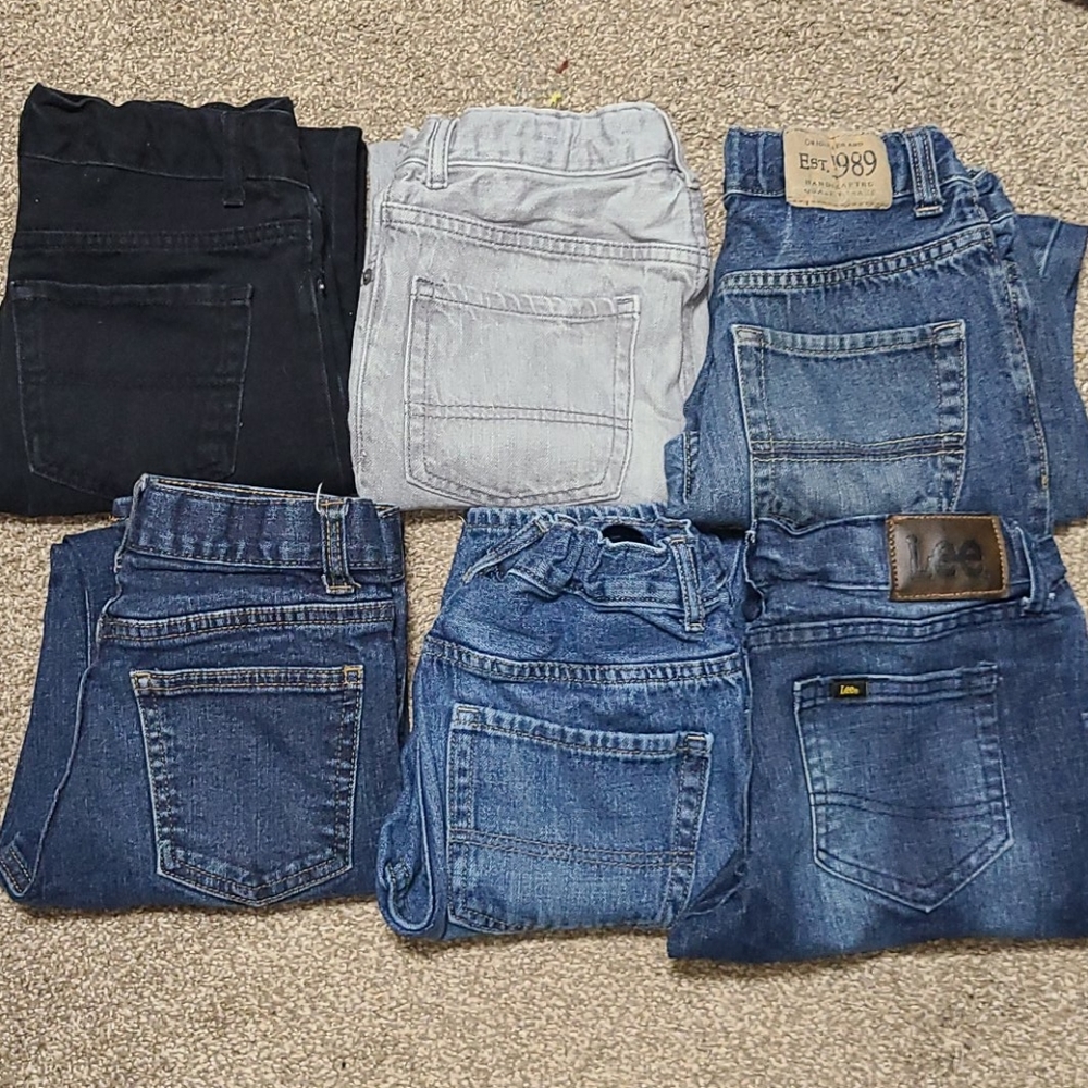 Boys 6 piece jea  lot size 10